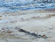 Katarzyna Bukowska_Koniec lata_akwarela_2020_31 x 41 cm