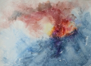 Podwodny świat- akwarela 30x40